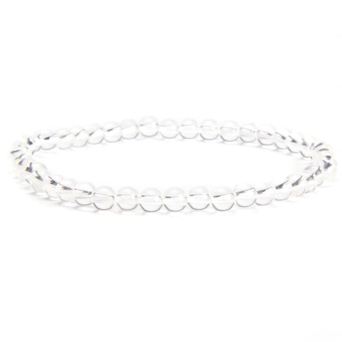 aqasha® Bergkristall - Armband - Kugeln (0,4 cm)