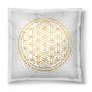 Linda Giese Kunstdruck Blume des Lebens weißer Hintergrund - Kunstdruck