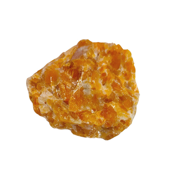 Orangencalcit Rohstein (4x3cm)