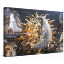 Alexander Kopitkow Kunstdruck Leinwand / 30x20 cm Kraftbild: New Moon - Kunstdruck