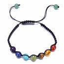 aqasha® Armband Chakra Stoffarmband "Vereinigung"