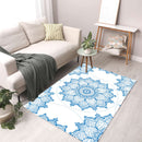 Linda Giese Kunstdruck Teppich / 140x90 cm Chakrabild: Halschakra - Kunstdruck