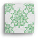 Linda Giese Kunstdruck Leinwand / 20x20 cm Chakrabild: Herzchakra - Kunstdruck