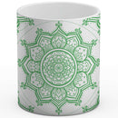 Linda Giese Kunstdruck Tasse / 325 ml Chakrabild: Herzchakra - Kunstdruck