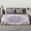 Linda Giese Kunstdruck Decke / 150x100 cm Chakrabild: Kronenchakra - Kunstdruck