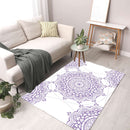 Linda Giese Kunstdruck Teppich / 140x90 cm Chakrabild: Kronenchakra - Kunstdruck