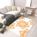 Linda Giese Kunstdruck Teppich / 140x90 cm Chakrabild: Sakralchakra - Kunstdruck