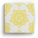 Linda Giese Kunstdruck Leinwand / 20x20 cm Chakrabild: Solarplexuschakra - Kunstdruck