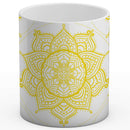 Linda Giese Kunstdruck Tasse / 325 ml Chakrabild: Solarplexuschakra - Kunstdruck