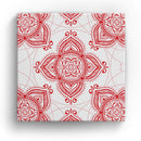 Linda Giese Kunstdruck Leinwand / 20x20 cm Chakrabild: Wurzelchakra - Kunstdruck