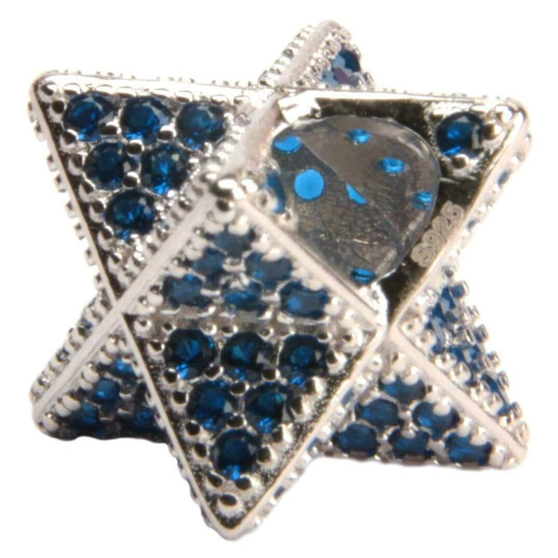 Linda Giese Anhänger Charm-Anhänger Hellsichtigkeit - Sterlingsilber & blaue Steine