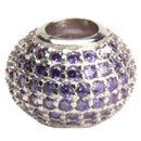 Linda Giese Anhänger Charm-Anhänger Wunscherfüllung - Sterlingsilber & violette Schmucksteine