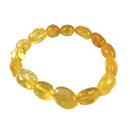 Citrin (gebr.) Nuggets Armband (Ø 1 cm)