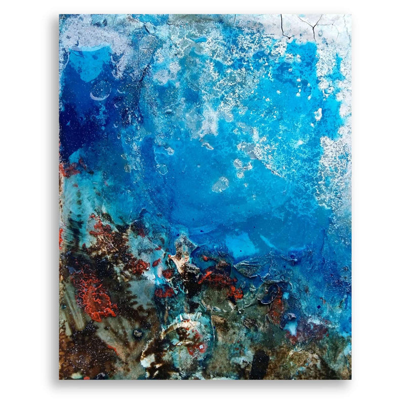 RE Kunstdruck Leinwand / 40x30 cm Coral von RE Artist - Kunstdruck
