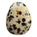 aqasha® Anhänger Dalmatinerstein - Halskette - Trommelstein (3x2,5 cm)