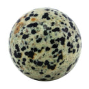 aqasha® Edelstein Dalmatinerstein - Kugel (3x3x3 cm)