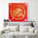 Sonja Ariel von Staden Kunstdruck Delfinbild: Delfine der Lebensfreude - Kunstdruck