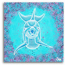Sonja Ariel von Staden Kunstdruck Poster / 50x50 cm Delfinbild: Glücklicher Delfin - Kunstdruck