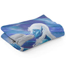 Sonja Ariel von Staden Kunstdruck Decke / 150x100 cm Delfinbild: Kuss der Meerjungfrau - Kunstdruck