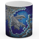 Sonja Ariel von Staden Kunstdruck Tasse / 325 ml Delfinbild: Neugierige Delfine - Kunsdruck