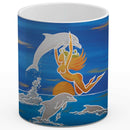 Sonja Ariel von Staden Kunstdruck Tasse / 325 ml Delfinbild: Spielerei - Kunstdruck