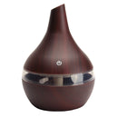 Naturefume Raumduft Diffuser Luftbefeuchter, dunkles Holz, USB (11x15 cm)