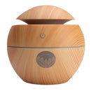 Naturefume Raumduft Diffuser Luftbefeuchter, helle Holzoptik, USB (10x10 cm)