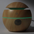 Naturefume Raumduft Diffuser Luftbefeuchter, helle Holzoptik, USB (10x10 cm)