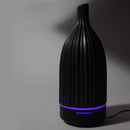 Naturefume Raumduft Diffuser Luftbefeuchter, Keramik schwarz, Kabel (22x9 cm)