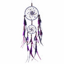 aqasha® Deko Doppeltraumfänger violett "Trance"