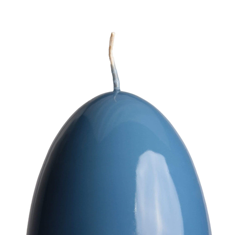 aqasha® Eikerze - Paraffin - blau (Höhe: 12cm, Ø = 8cm)