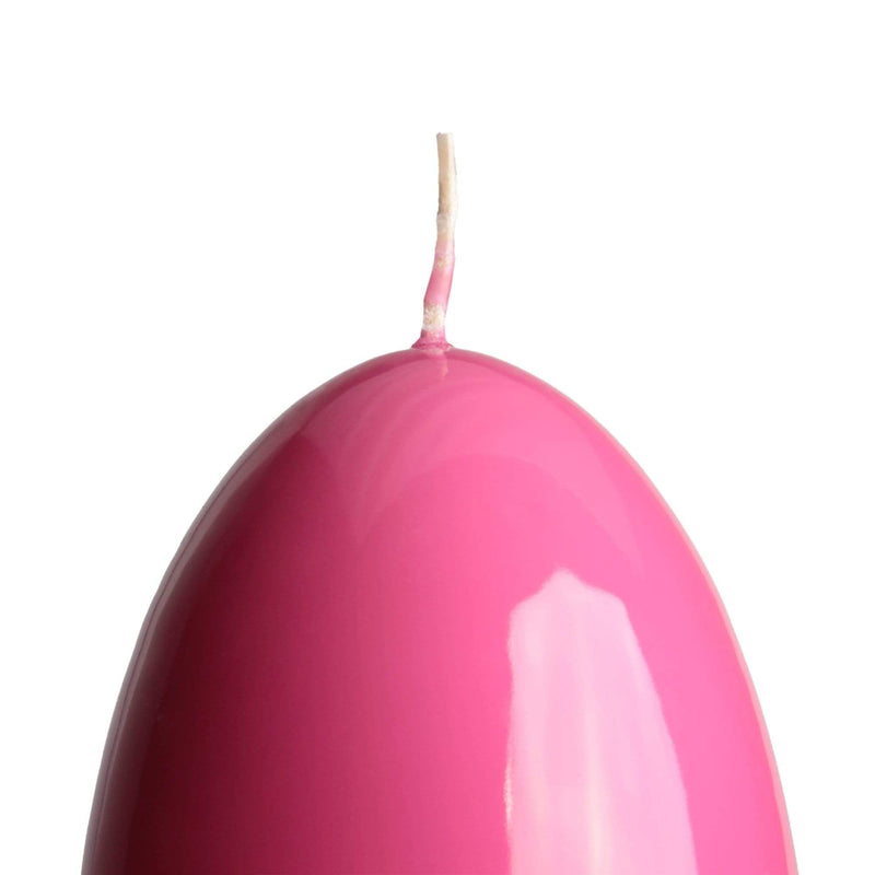 aqasha® Eikerze - Paraffin - pink (Höhe: 12cm, Ø = 8cm)