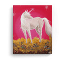 Sonja Ariel von Staden Kunstdruck Leinwand / 40x30 cm Einhornbild: Aijfina die Hüterin des inneren Schatzes - Kunstdruck