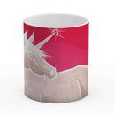 Sonja Ariel von Staden Kunstdruck Tasse / 325 ml Einhornbild: Aijfina die Hüterin des inneren Schatzes - Kunstdruck