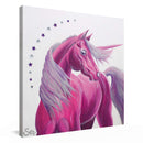 Sonja Ariel von Staden Kunstdruck Leinwand / 20x20 cm Einhornbild: Anothrimar - das Sternen Funkeln - Kunstdruck