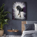 Sonja Ariel von Staden Kunstdruck Einhornbild: Arktoran - Licht in der Dunkelheit - Kunstdruck