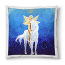 Sonja Ariel von Staden Kunstdruck Kissen / 40x40 cm Einhornbild: Das Leben ist magisch! - Kunstdruck