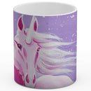 Sonja Ariel von Staden Kunstdruck Tasse / 325 ml Einhornbild: Einhorn Blütenbad - Kunstdruck