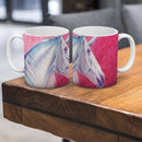 Sonja Ariel von Staden Kunstdruck Tasse / 325 ml Einhornbild: Einhorn der Gelassenheit - Kunstdruck