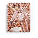 Sonja Ariel von Staden Kunstdruck Leinwand / 40x30 cm Einhornbild: Einhorn der lebendigen Kraft - Kunstdruck