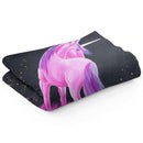 Sonja Ariel von Staden Kunstdruck Decke / 150x100 cm Einhornbild: Einhorn der Nacht - Kunstdruck