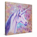 Sonja Ariel von Staden Kunstdruck Leinwand / 20x20 cm Einhornbild: Einhorn der sanften Magie - Kunstdruck