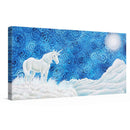 Sonja Ariel von Staden Kunstdruck Leinwand / 60x30 cm Einhornbild: Einhorn der SeelenFreiheit - Kunstdruck