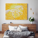 Sonja Ariel von Staden Kunstdruck Einhornbild: Einhorn der Sonnenenergie - Kunstdruck