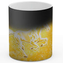 Sonja Ariel von Staden Kunstdruck Tasse / 325 ml (Thermoeffekt) Einhornbild: Einhorn der Sonnenenergie - Kunstdruck