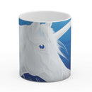 Sonja Ariel von Staden Kunstdruck Tasse / 325 ml Einhornbild: Einhorn des Friedens - Kunstdruck