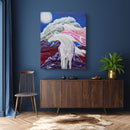 Sonja Ariel von Staden Kunstdruck Einhornbild: Einhorn Sturmwind - Kunstdruck