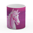 Sonja Ariel von Staden Kunstdruck Tasse / 325 ml Einhornbild: Einhornfohlen im Vollmond - Kunstdruck