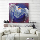 Sonja Ariel von Staden Kunstdruck Einhornbild: Einhornpaar Achtsame Liebe - Kunstdruck