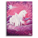 Sonja Ariel von Staden Kunstdruck Einhornbild: Familien Geborgenheit - Kunstdruck